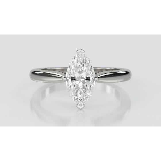 2.01ct SI2/H Classic Marquise Diamond Engagement Ring