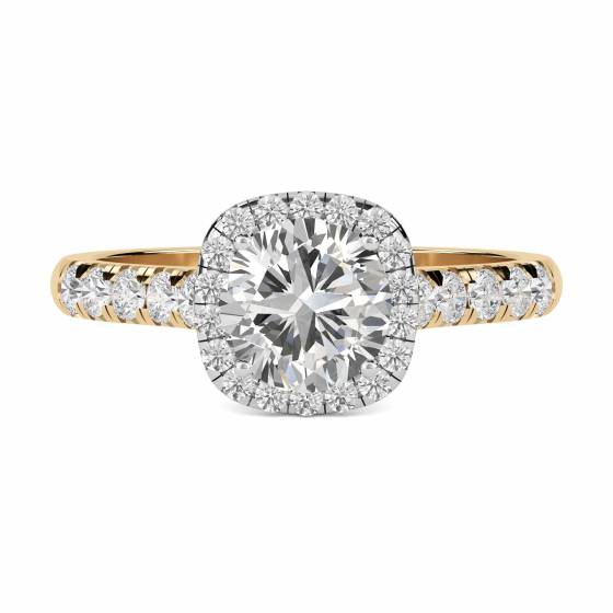 1.20ct VS/F Halo Engagement Ring