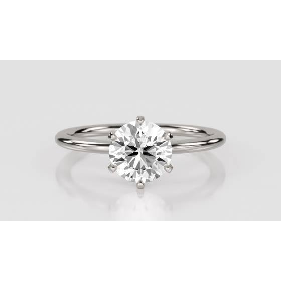 1.35CT I1/G Lab Grown Round Diamond Solitaire Ring