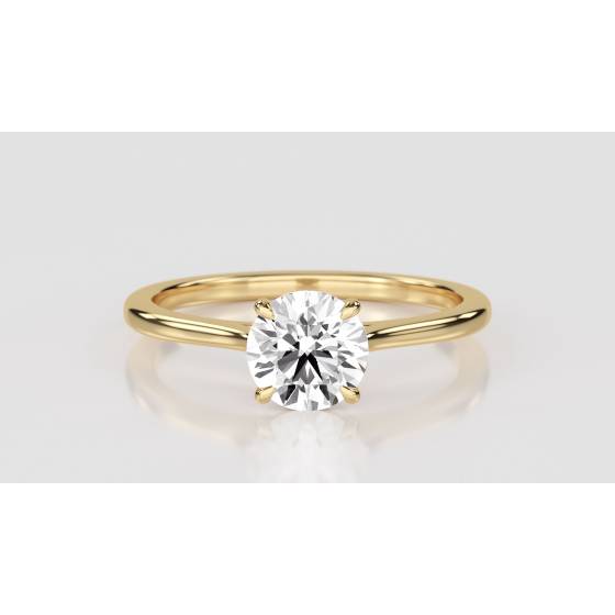 1.40ct VVS1/D Round Lab Grown Diamond Solitaire Ring