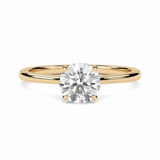 1.40ct VVS1/D Round Lab Grown Diamond Solitaire Ring
