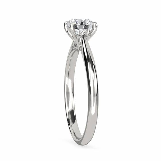 1.01ct SI1/D Round Diamond Solitaire Ring