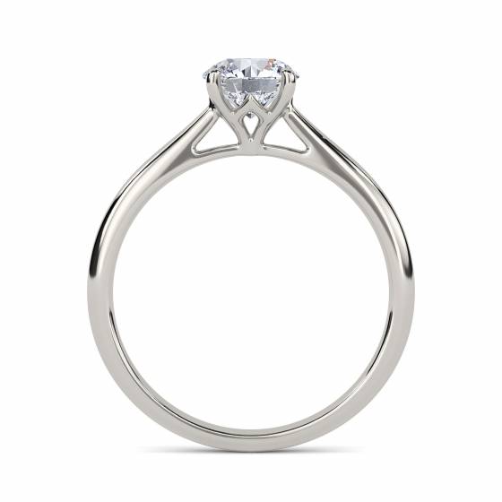 1.00ct VVS2/D Round Diamond Solitaire Ring