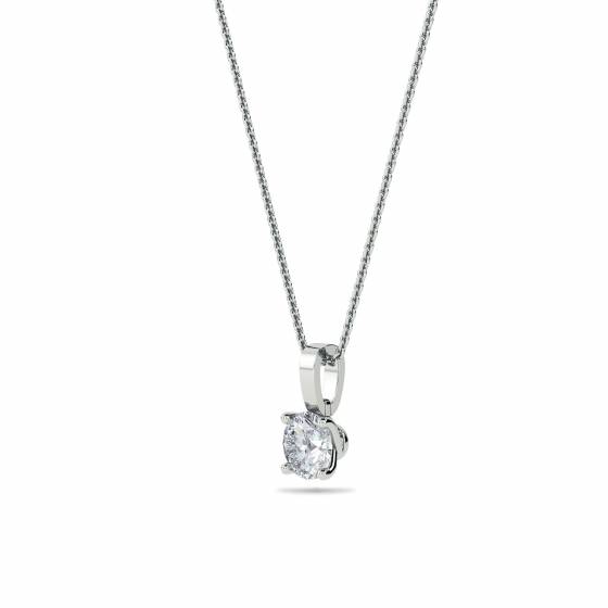 0.90ct SI/F Round Diamond Pendant