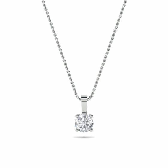 1.00ct I1/F Round Diamond Pendant
