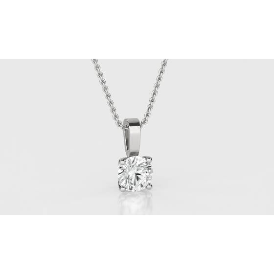 1.50ct I1/F Round Diamond Pendant