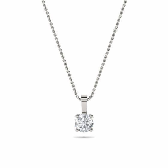 1.77ct I1/F Round Diamond Pendant