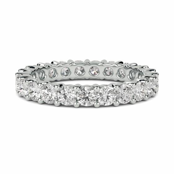 1.00ct VS/E-F Round Lab Grown Diamond Full Eternity Ring