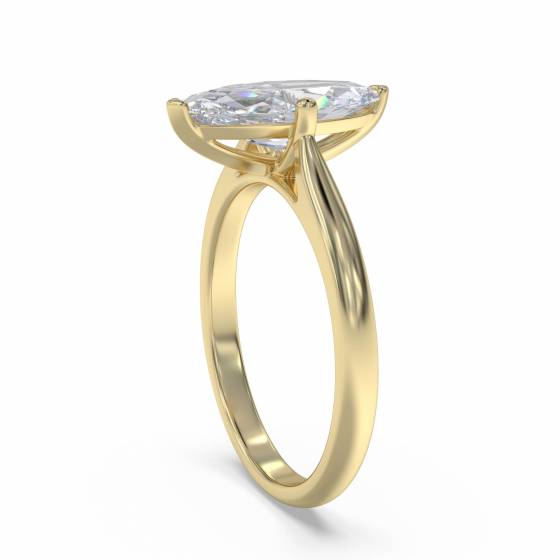 Classic Marquise Diamond Engagement Ring