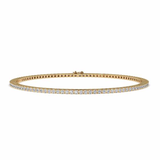 10.50ct VVS/D-E 7.5 Inch Classic Single Row Labgrown Diamond Tennis Bracelet