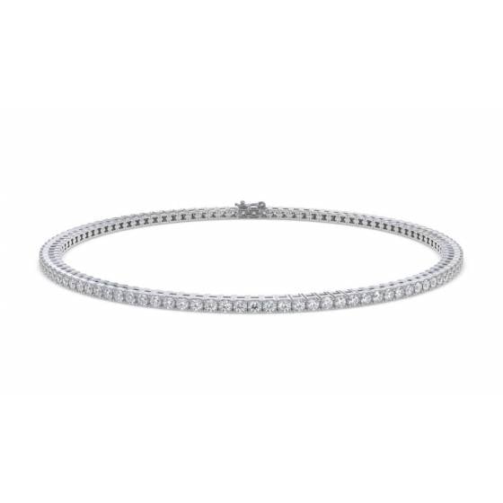 6.00ct SI/GH Classic 71/2inch Single Row Diamond Tennis Bracelet