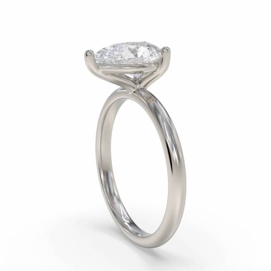 Pear Diamond Engagement Ring