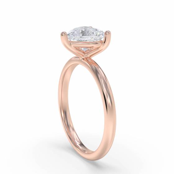 Heart Diamond Engagement Ring