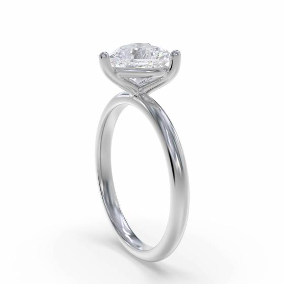 Heart Diamond Engagement Ring