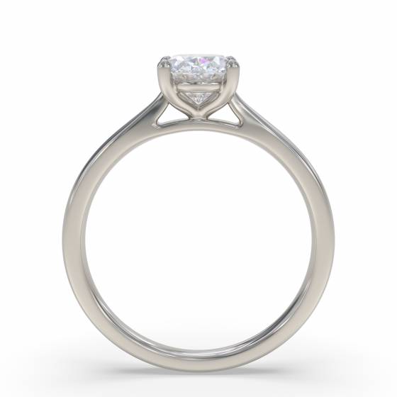 Elegant Oval Diamond Engagement Ring