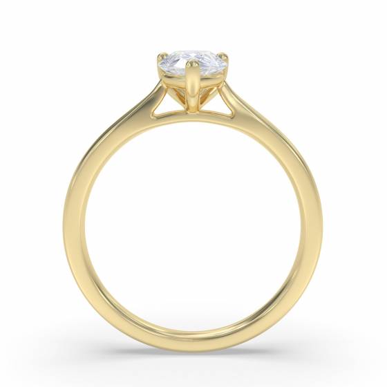 Classic Pear Diamond Engagement Ring