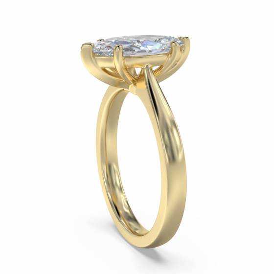 Marquise Diamond Engagement Ring