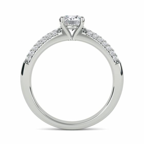 Unique Vintage Round Diamond Ring