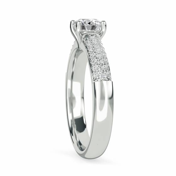 Unique Vintage Round Diamond Ring