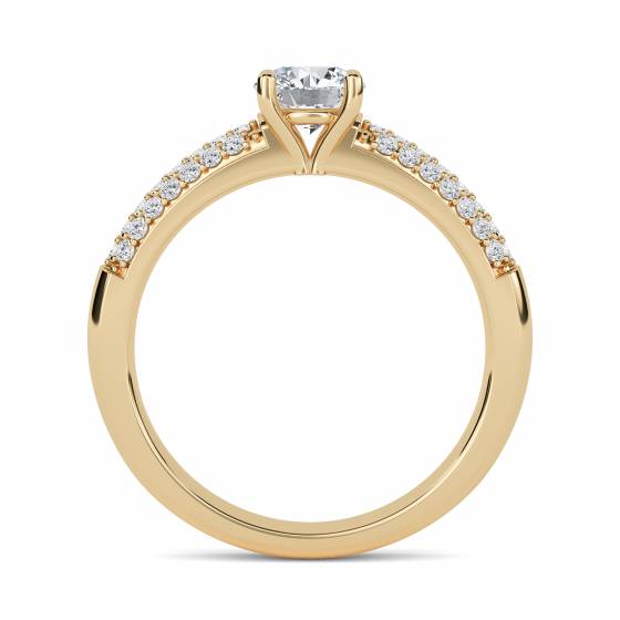 Unique Vintage Round Diamond Ring