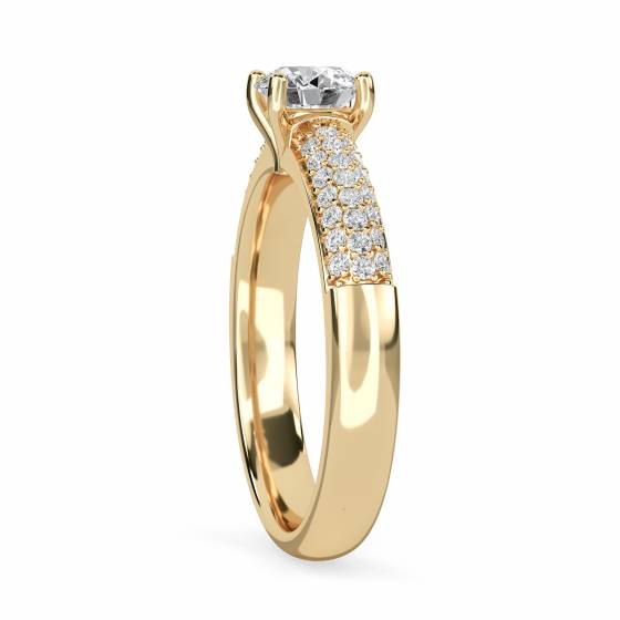 Unique Vintage Round Diamond Ring