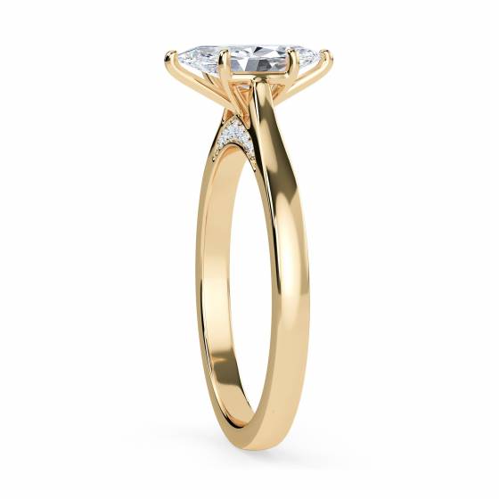 Elegant Marquise Diamond Engagement Ring