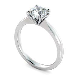 HRC885 Cushion Solitaire Diamond Ring