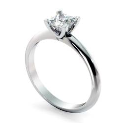 HRP743 Princess cut Classic Knife Edge Diamond Engagement Ring