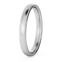 HWNE2513 Traditional Court Wedding Ring - Lightweight, 2.5mm width