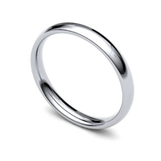 Two Tone Wedding Ring With Finish
