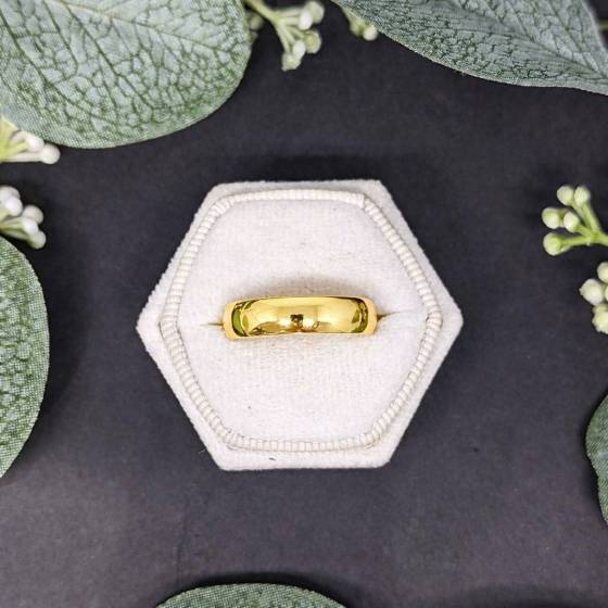 6mm Gents Plain Wedding Ring