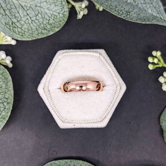 6mm Gents Plain Wedding Ring