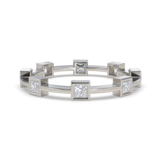 Princess Designer Diamond Wedding Ring