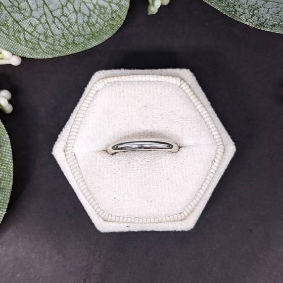 2.5mm D Shaped Plain Wedding Ring