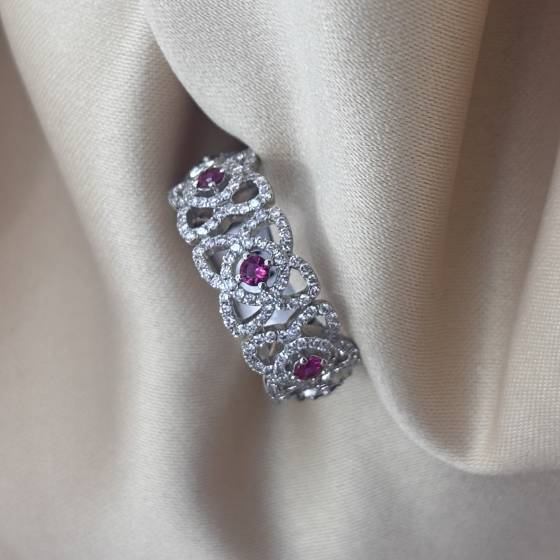 2.00ct VS/E-F Round Cut Natural Diamond Dress Ring