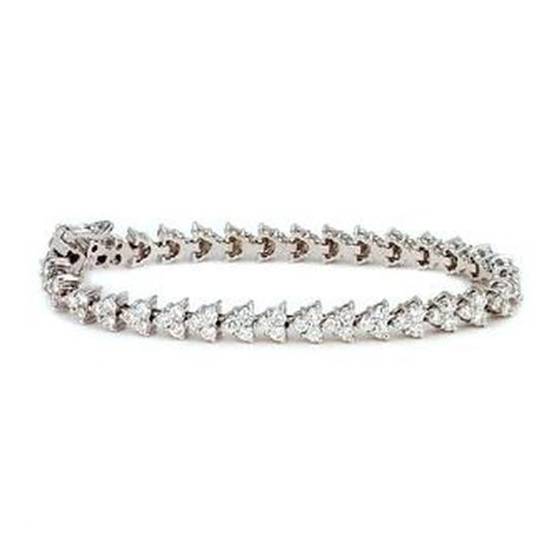 Round Diamond Tennis Bracelet