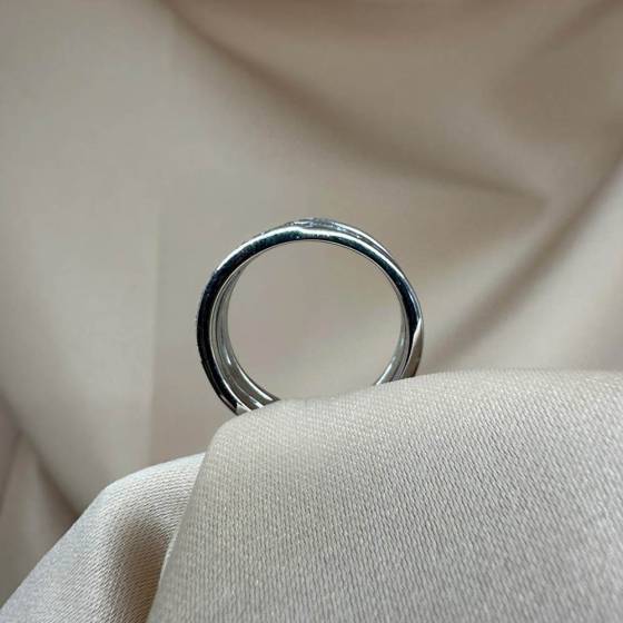 0.35ct VS/F-G Round Cut Natural Diamond Dress Ring