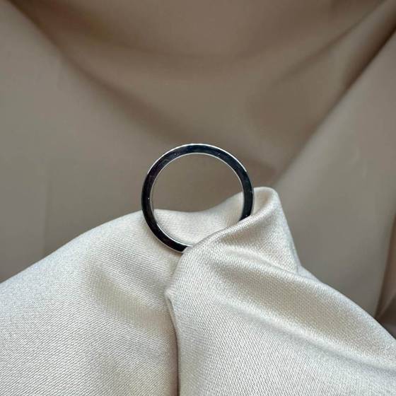 Court Shaped Plain Wedding Ring