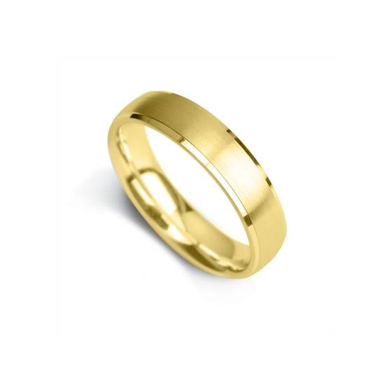 6mm Court Shape Satin Centre With Step Cut Edges