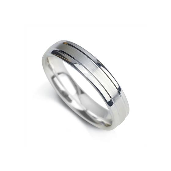 6mm Court Shape Satin Centre With Polished Edges