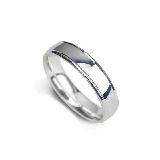 6mm Court Shape Polished With Grooves On The Outer Edges