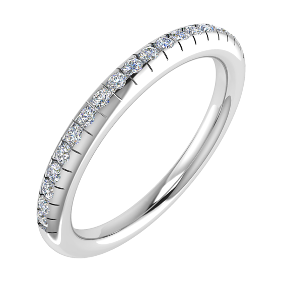 50% Diamond Set Eternity Ring