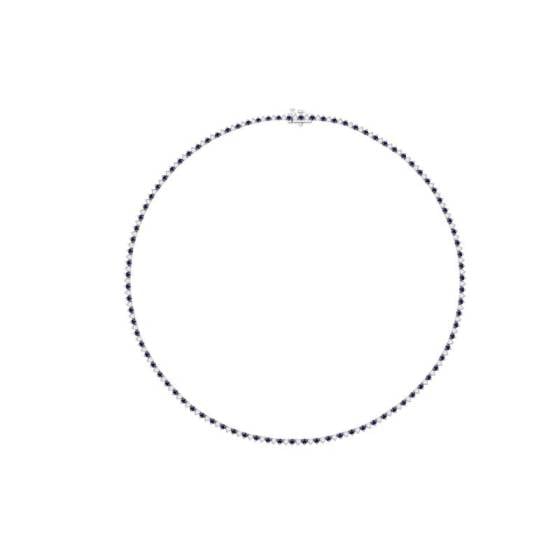 7.00ct VS/E-F Round Cut Labgrown Necklace