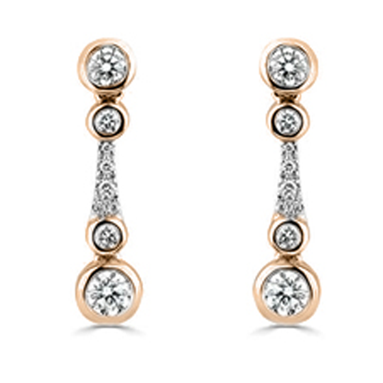 0.75ct Small Icicle Drop Earrings