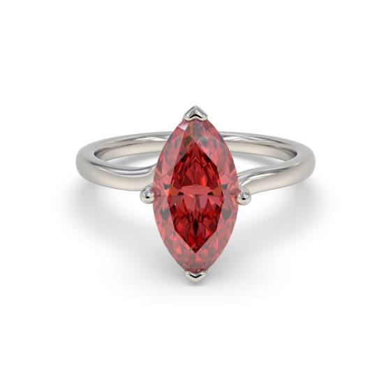 Classic Marquise Ruby Solitaire Ring