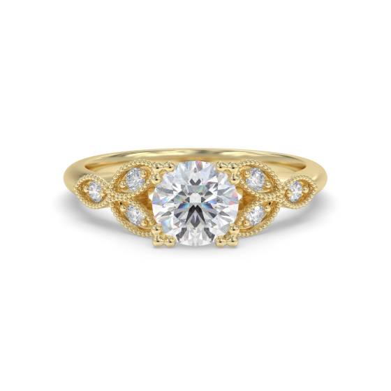 Designer Vintage Round Diamond Ring