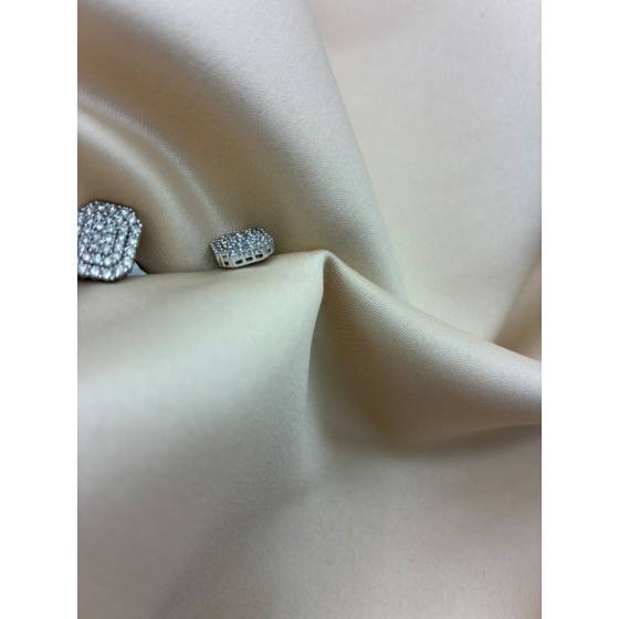 1.07ct VS/G-H Round Cut Natural Diamond Cluster Earrings