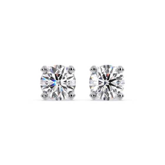 0.20ct SI2/G Round Cut Natural Diamond Stud Earrings