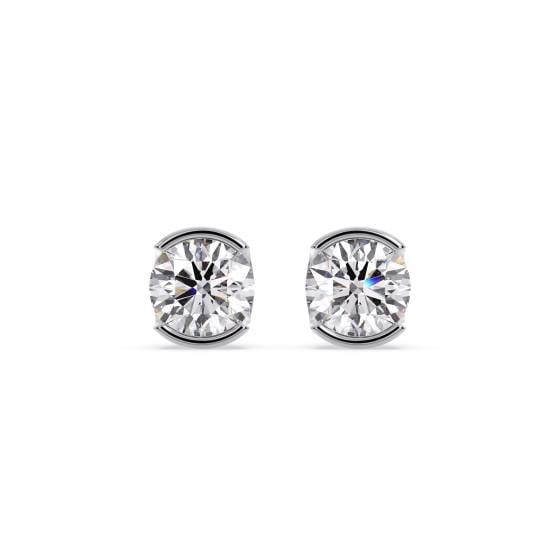 Modern Round Diamond Designer Earrings