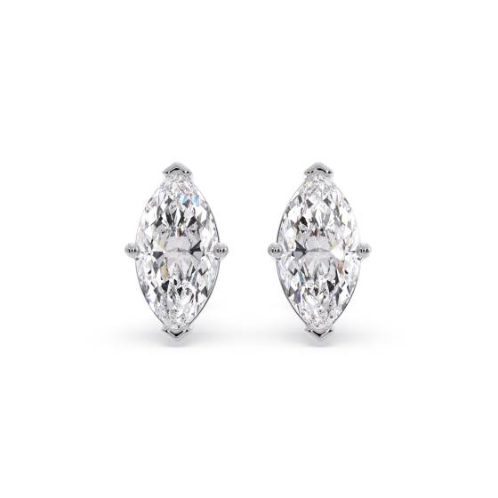 Classic Marquise Diamond Stud Earrings